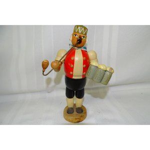Vintage German Erzgebirge Smoker Beer Man